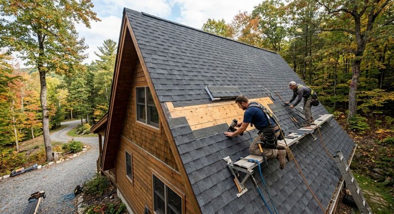 A Frame Roof Repair in Estes Park, CO