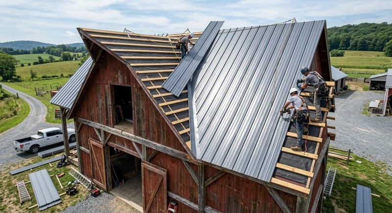 Barn Roof Construction in Estes Park, CO