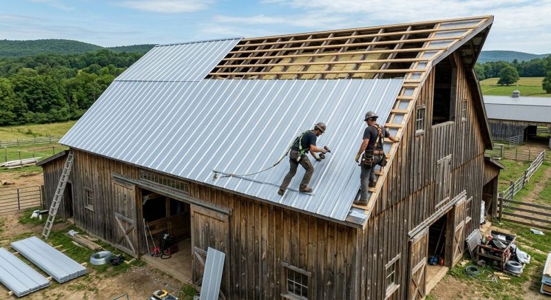 Barn Roof Construction in Estes Park, CO