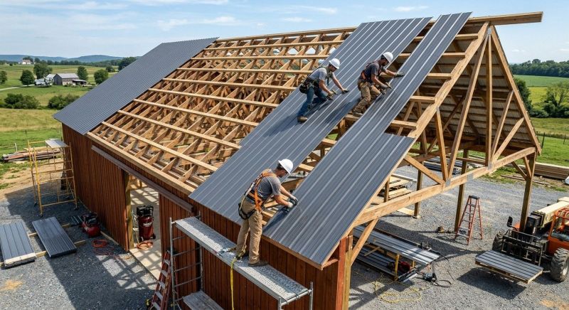Barn Roof Installation in Estes Park, CO