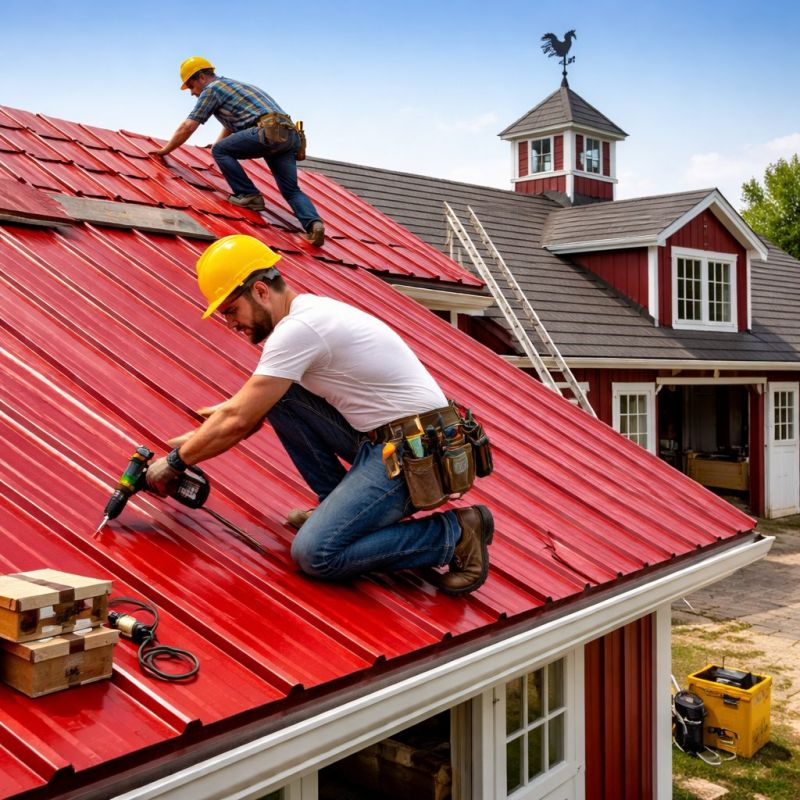 Barn Roof Installation in Estes Park, CO
