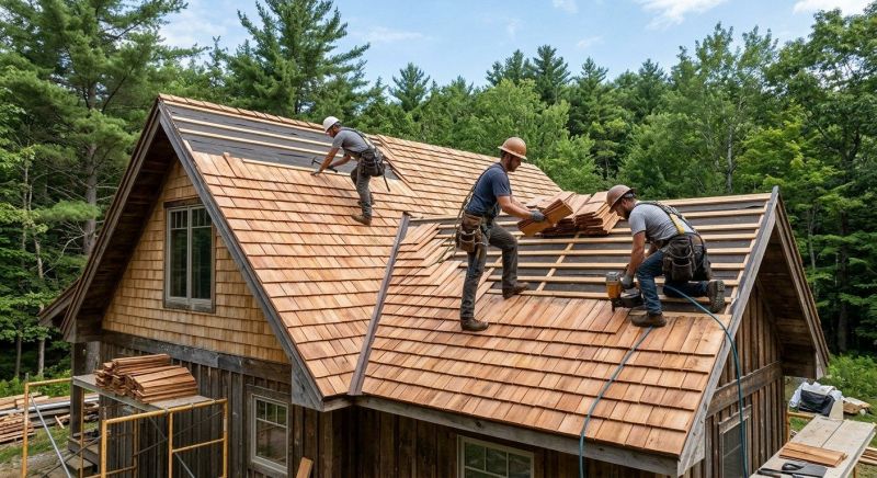 Cedar Roof Construction in Estes Park, CO