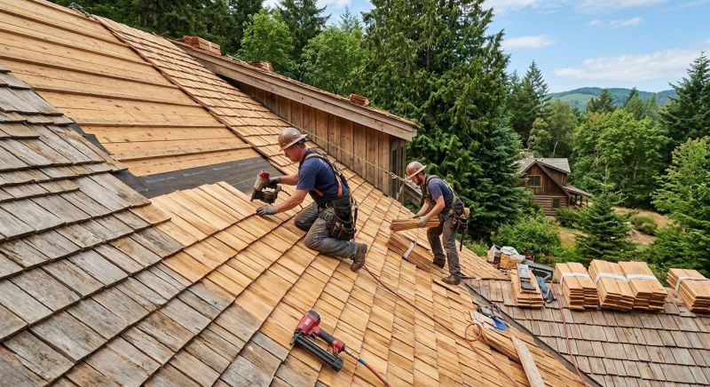 Cedar Roof Installation in Jamestown, CO