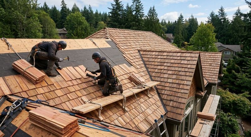 Cedar Roof Installation in Estes Park, CO