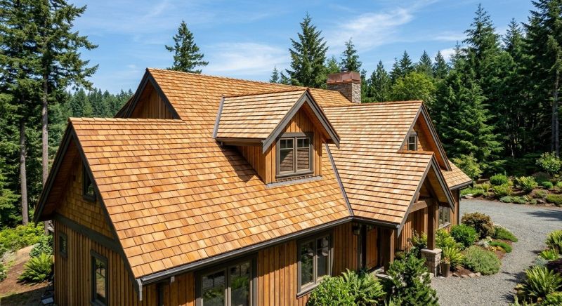 Cedar Roof Installation in Estes Park, CO