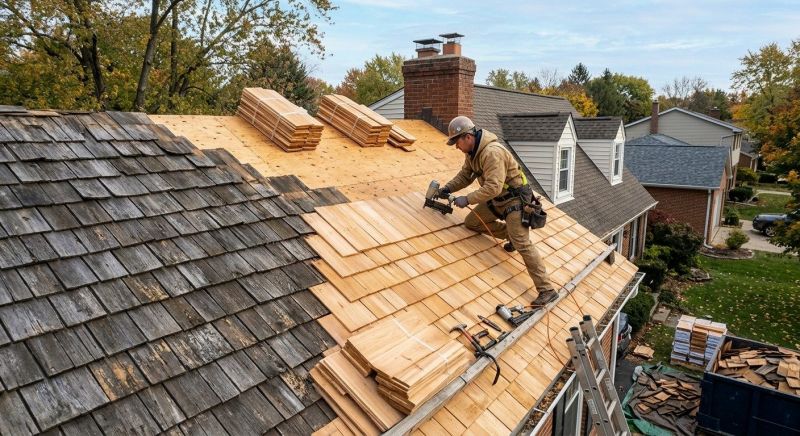 Cedar Roof Replacement in Grand Lake, CO