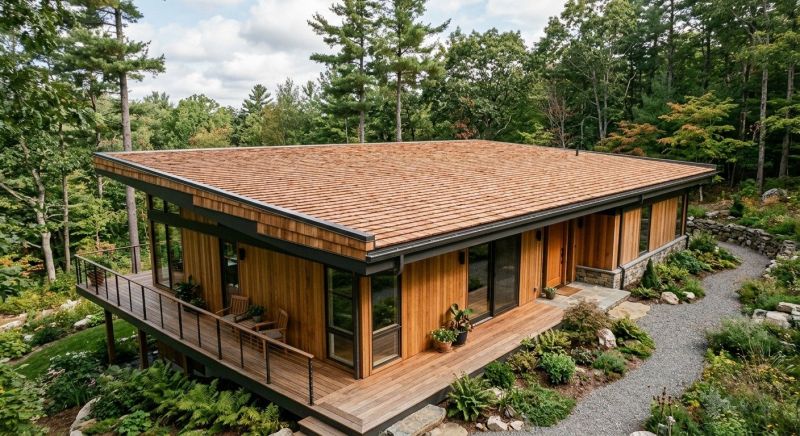Cedar Shake Roof Construction in Allenspark, CO