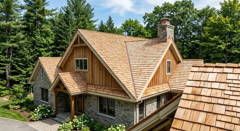 Cedar Shake Roof Construction in Allenspark, CO