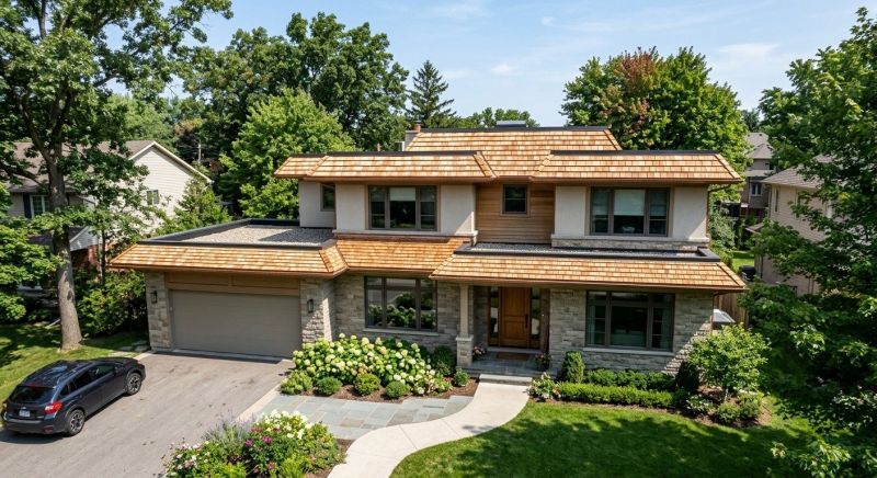 Cedar Shake Roof Construction in Allenspark, CO