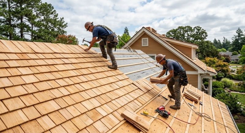 Cedar Shake Roof Construction in Loveland, CO