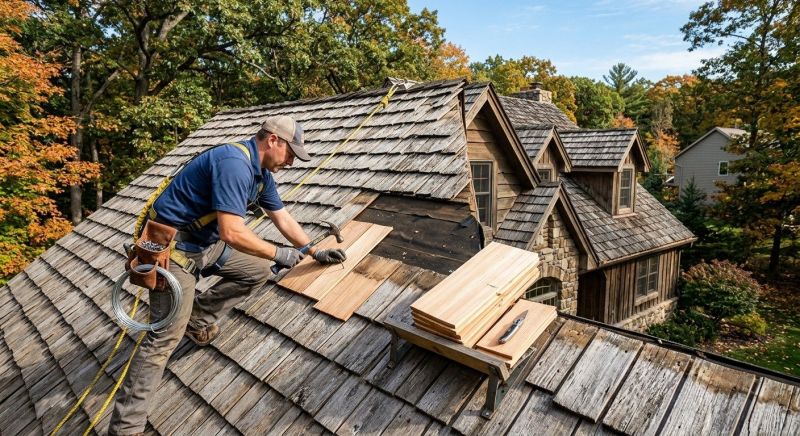 Cedar Shingles Repair in Loveland, CO