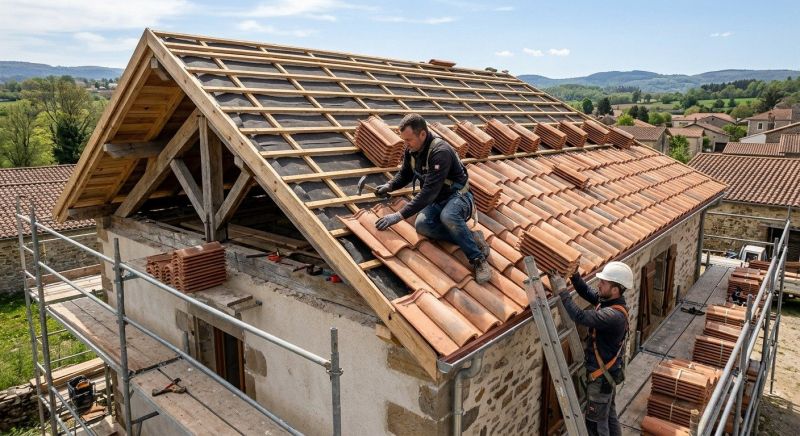 Clay Tile Roofing Installation in Estes Park, CO