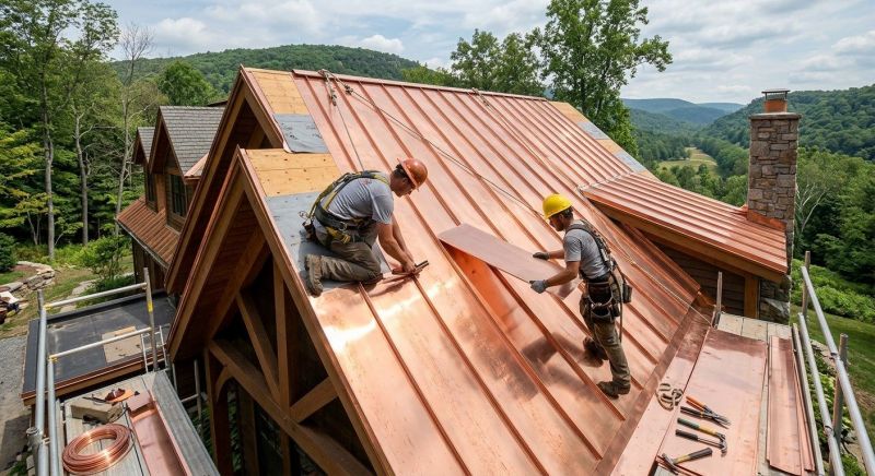 Copper Roof Installation in Estes Park, CO
