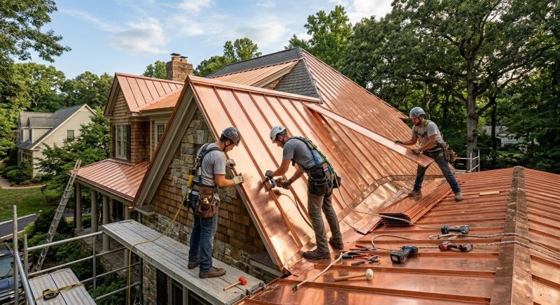 Copper Roof Installation in Estes Park, CO