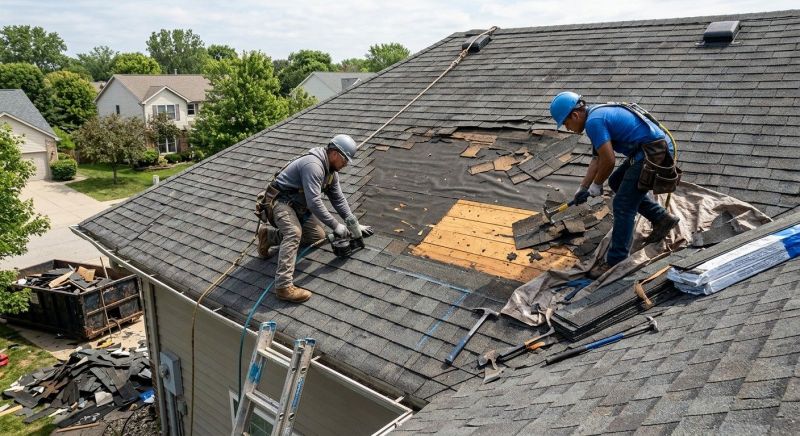 Damaged Roof Repair in Boulder County, CO