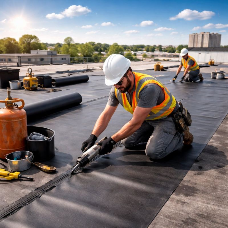 Epdm Roof Installation in Johnstown, CO