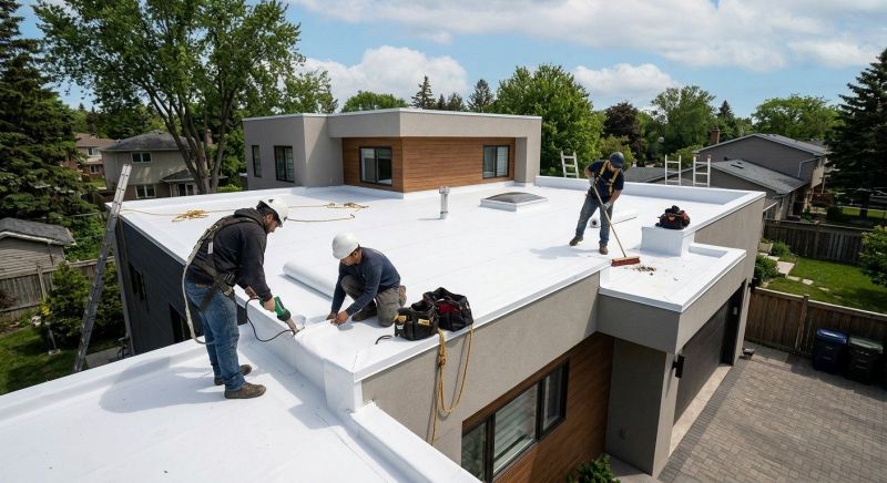 Flat Roof Installation in Longmont, CO