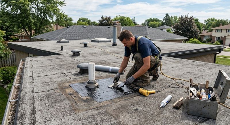 Flat Roof Leak Repair in Estes Park, CO