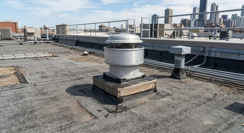 Flat Roof Vent Installation in Estes Park, CO