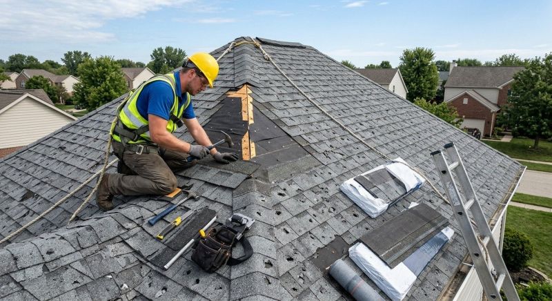 Hail Damage Roof Repair in Jamestown, CO
