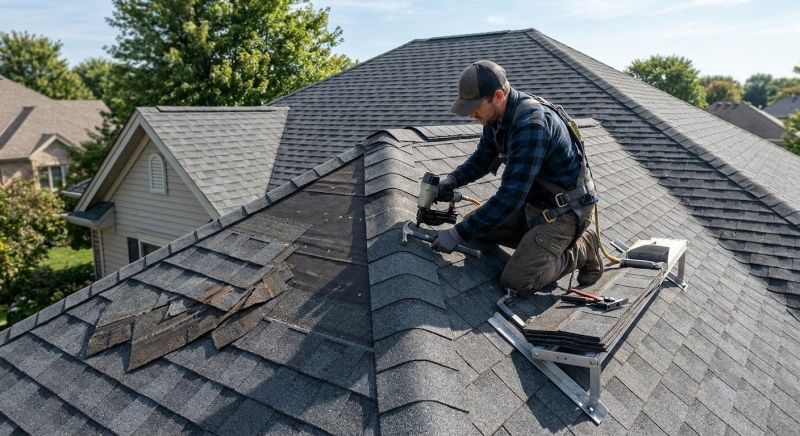 Hip Roof Shingle Repair in Estes Park, CO