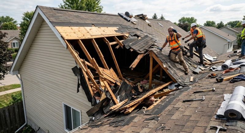 Hip Roof Shingle Repair in Estes Park, CO
