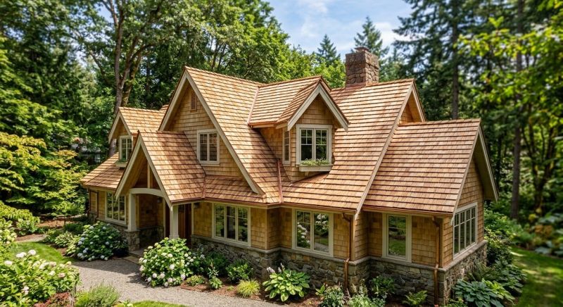 Natural Wood Roof Installation in Estes Park, CO
