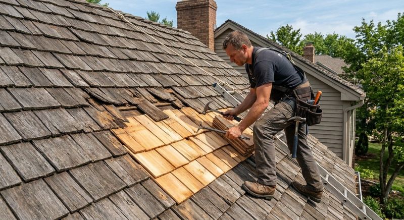 Shake Shingle Repair in Johnstown, CO