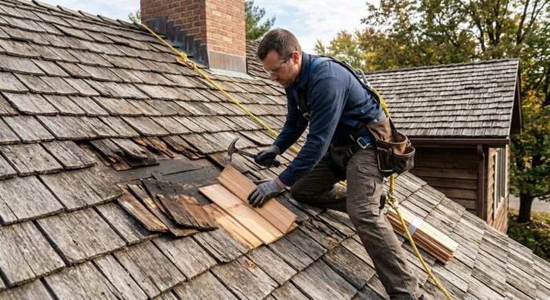 Shake Shingle Repair in Longmont, CO
