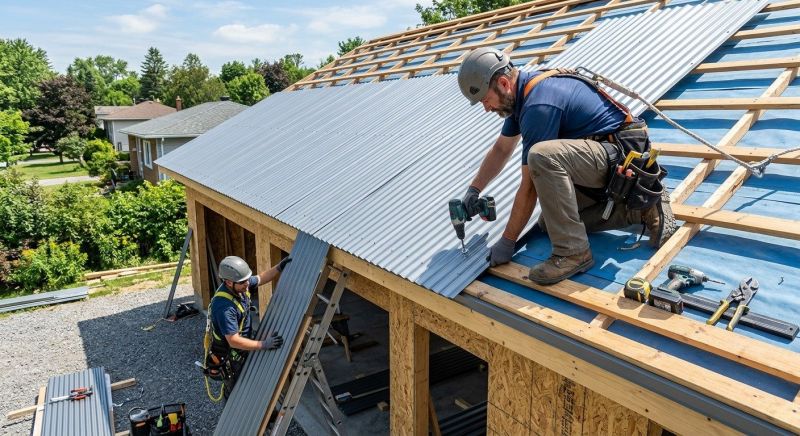 Sheet Roofing Installation in Lyons, CO