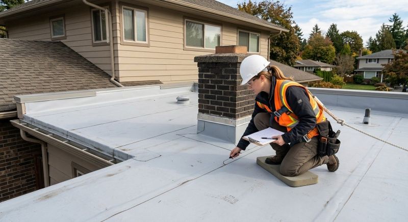 Single Ply Roof Inspection in Estes Park, CO