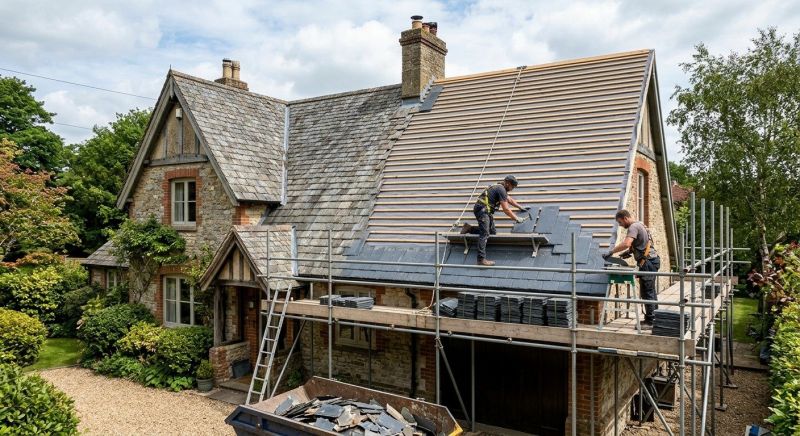 Slate Roof Replacement in Jamestown, CO