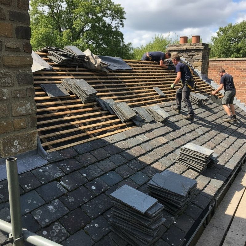 Slate Roof Replacement in Estes Park, CO