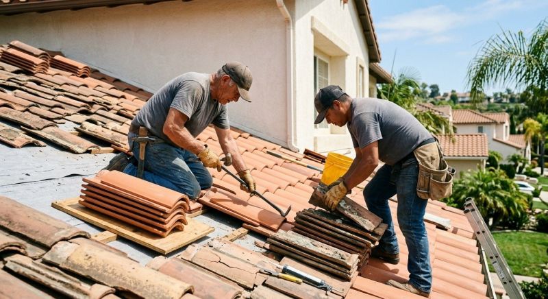 Spanish Tile Roof Repair in Estes Park, CO