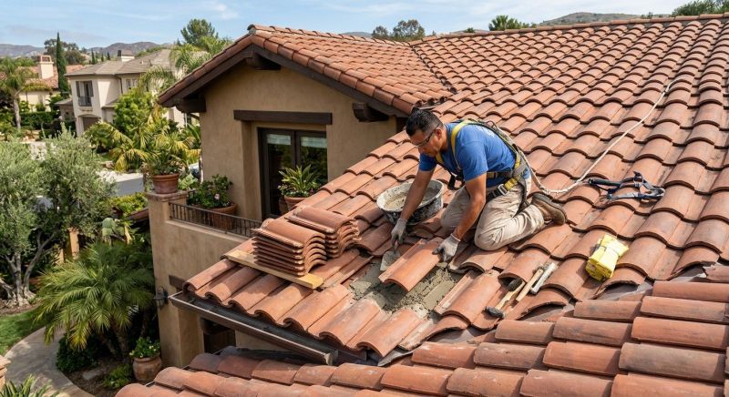 Spanish Tile Roof Repair in Estes Park, CO