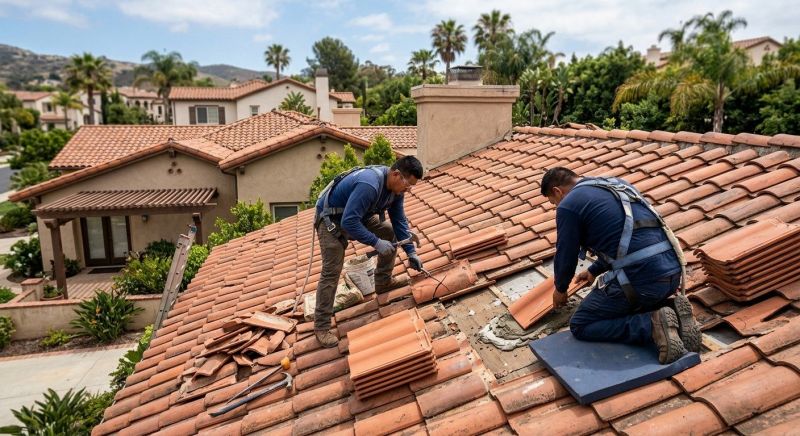 Spanish Tile Roof Repair in Estes Park, CO
