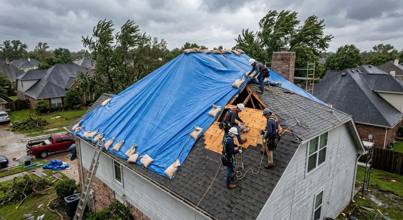 Storm Damage Roof Repair in Jamestown, CO