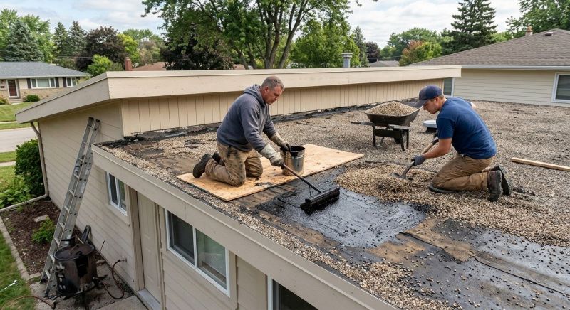 Tar And Gravel Roof Repair in Estes Park, CO