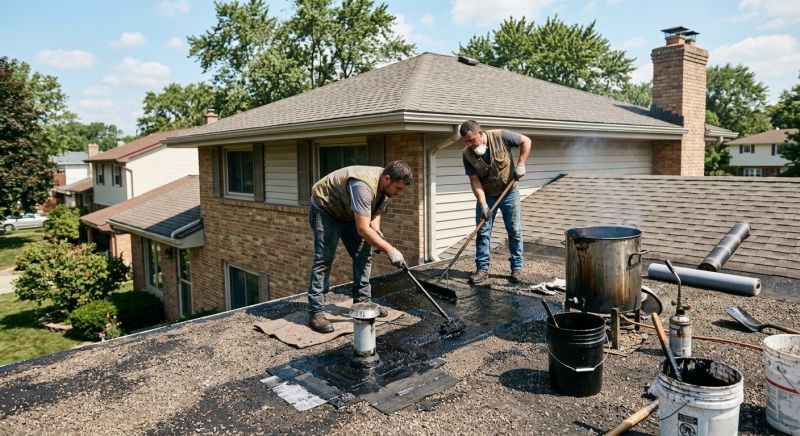 Tar Roof Repair in Johnstown, CO