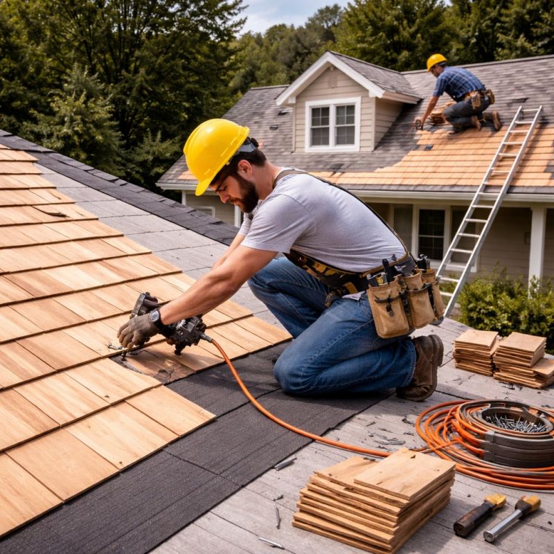 Wood Roofing Installation in Berthoud, CO