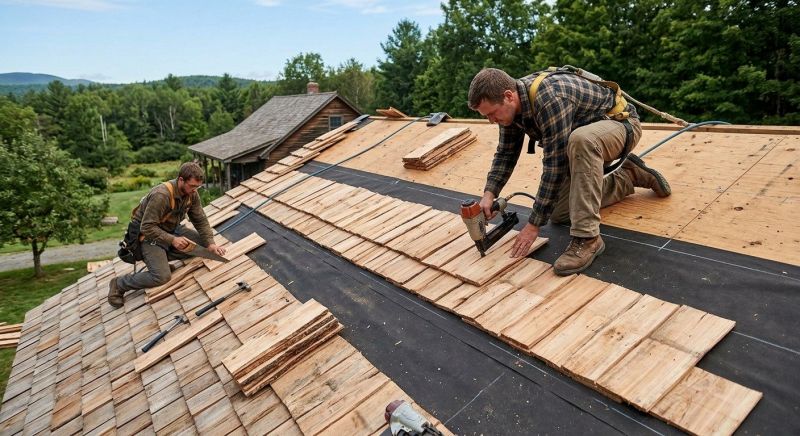 Wood Roofing Installation in Grand Lake, CO
