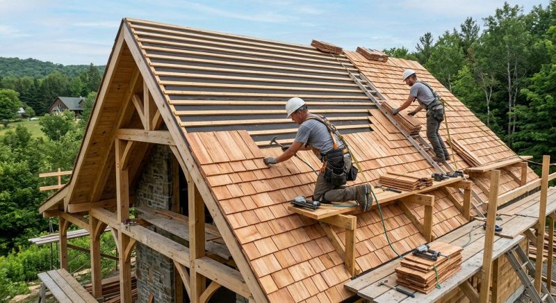 Wood Roofing Installation in Grand Lake, CO