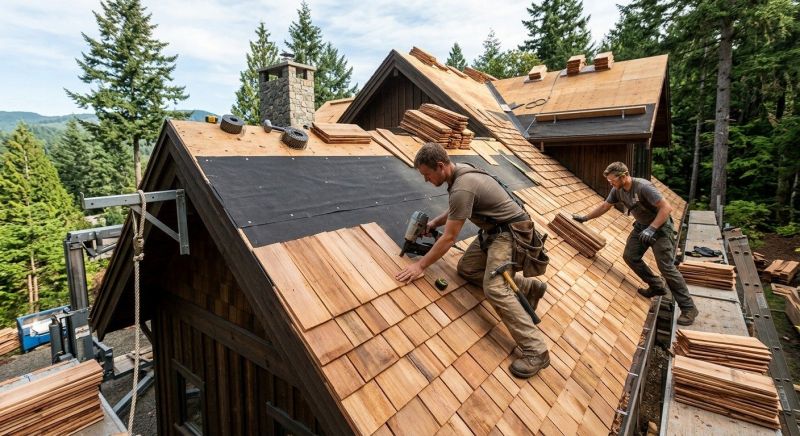 Wood Roofing Installation in Jamestown, CO