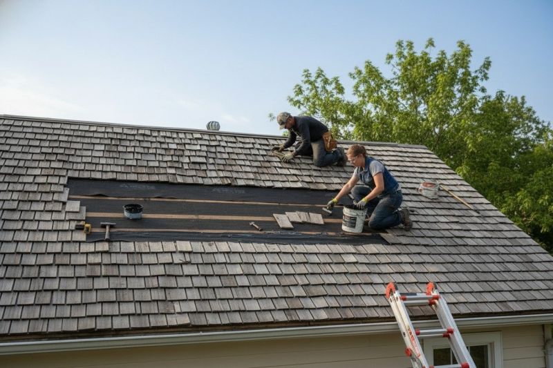 Wood Shake Roof Repair in Grand Lake, CO