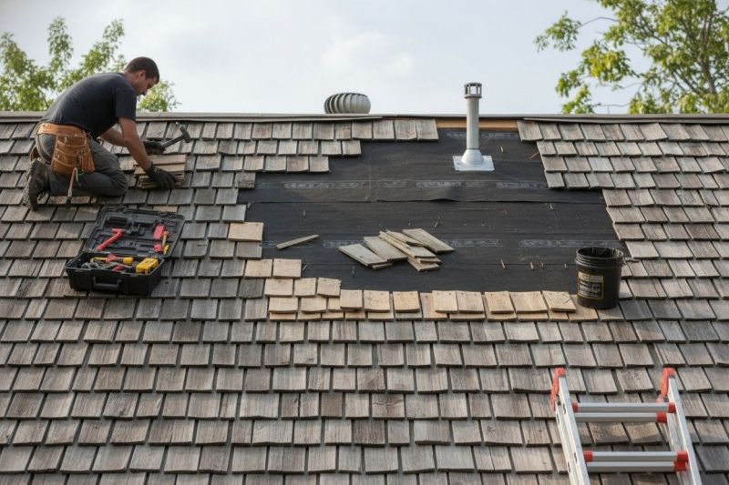 Wood Shake Roof Repair in Longmont, CO