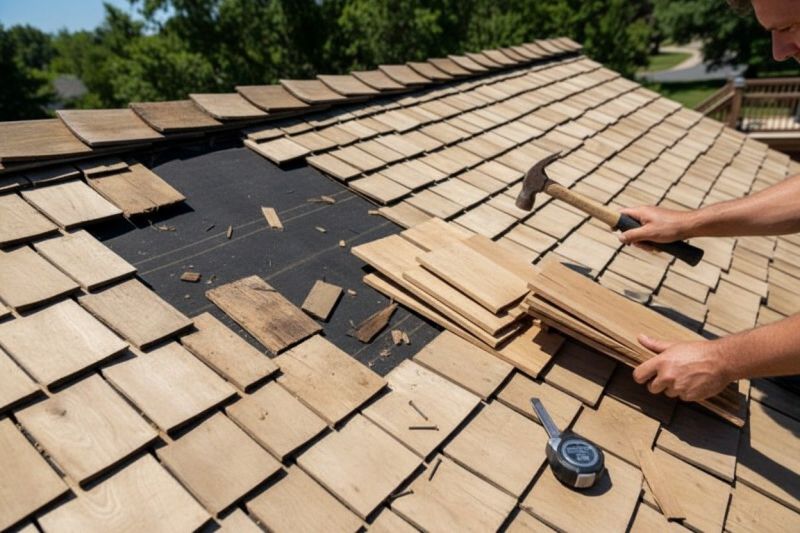 Wood Shake Roof Repair in Loveland, CO