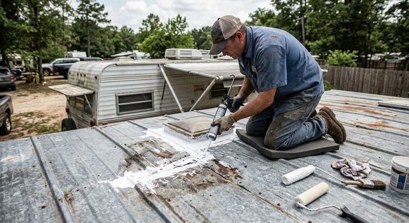 Metal Roof Leak Repair