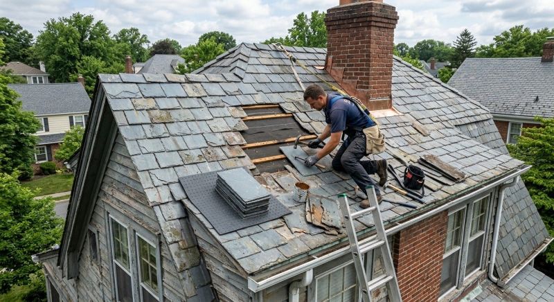 Slate Roof Repair in Longmont, CO