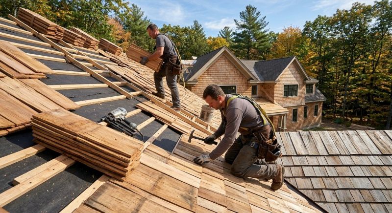 Wood Roofing Installation in Grand Lake, CO